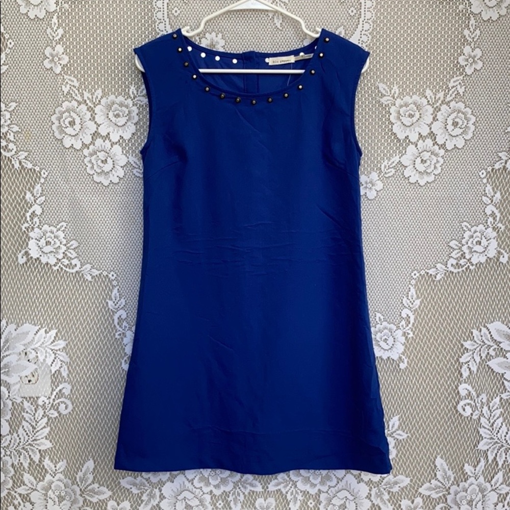 Blu Pepper Royal Blue Mini Dress
